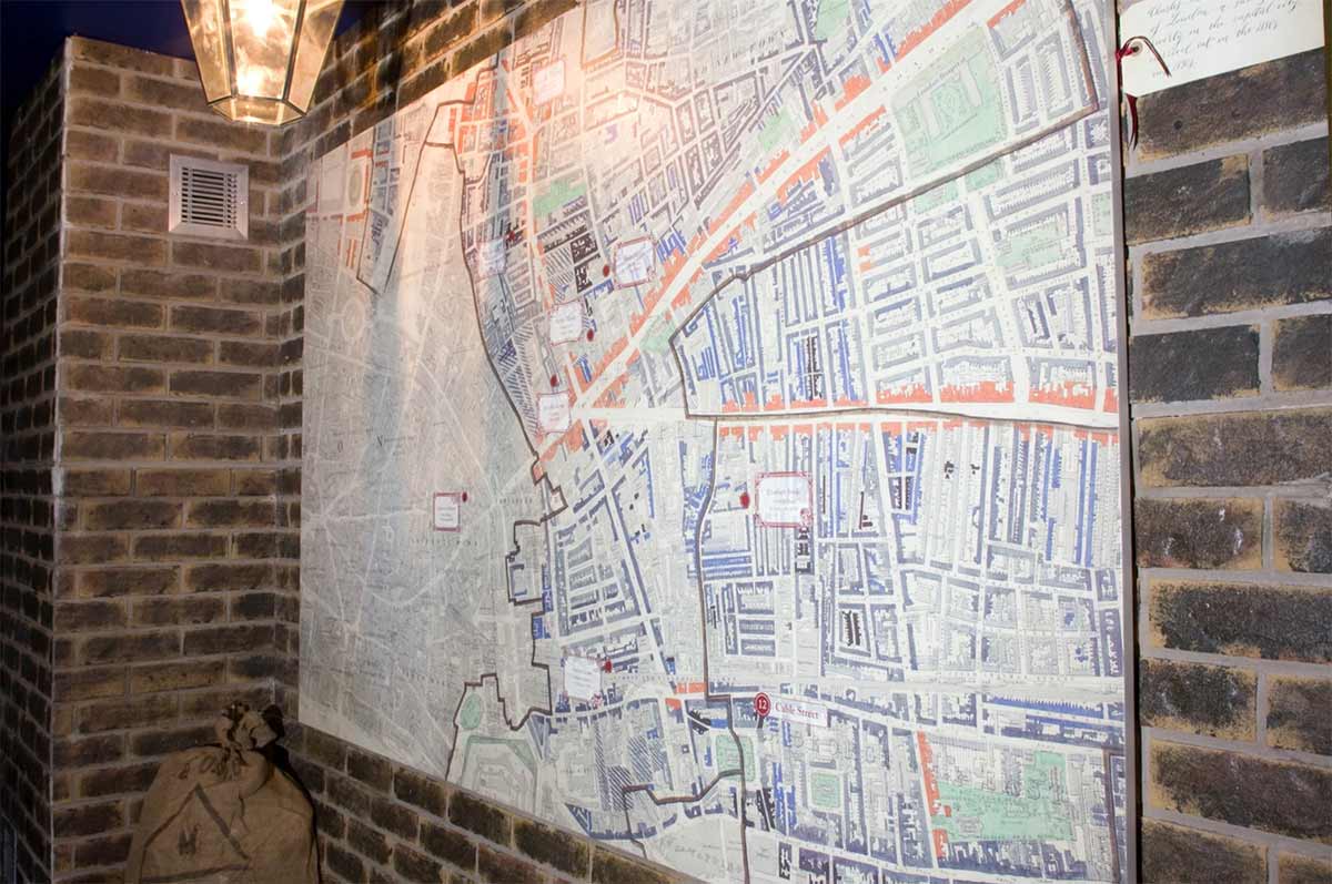 Jack the Ripper Museum, crime map