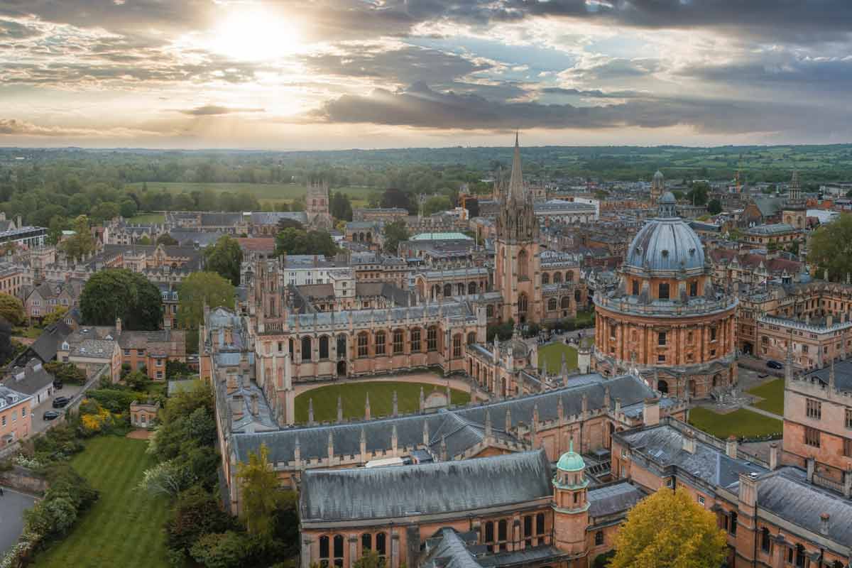 Oxford University in Oxford, England, UK