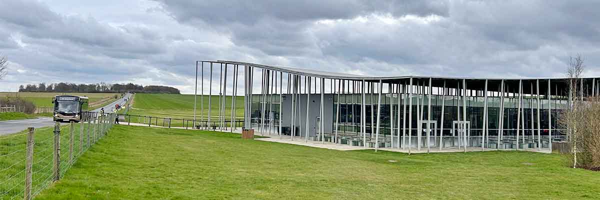 Stonehenge Visitor Centre and the shuttle bus