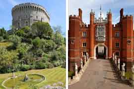 Hampton Court Palace and Windsor Castle Day Tour From London