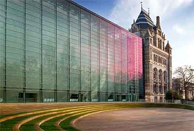 Darwin Centre, Natural History Museum, London - Image courtesy of Natural History Museum official website https://www.nhm.ac.uk/visit/galleries-and-museum-map/darwin-centre.html