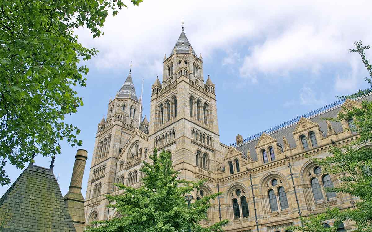 Exterior of Natural History Museum, London