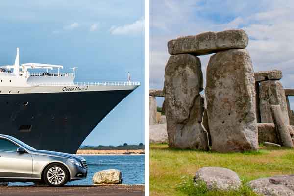 Private Transfer Tour Between Southampton Cruise Ports, London and Airports via Attraction of Choice (Stonehenge, Windsor Castle, etc)