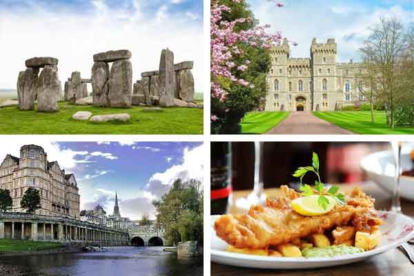 Stonehenge, Windsor Castle and Bath Tour with pub lunch in Lacock