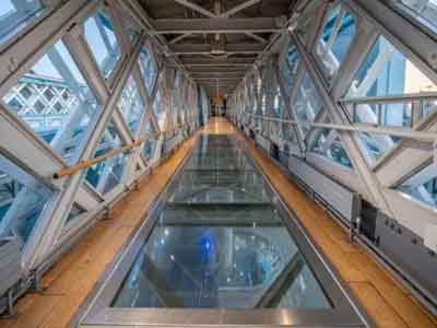 Glass Walkway, Tower of London - Image courtesy of https://www.towerbridge.org.uk/