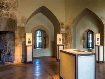 Imprisonment at the Tower Exhibition located in the Beauchamp Tower, Tower of London - Image © Historic Royal Palaces https://www.hrp.org.uk/tower-of-london/