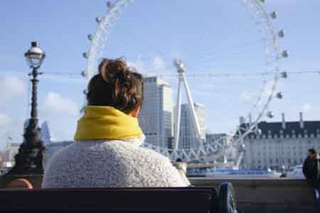 London Eye, winter, London in December