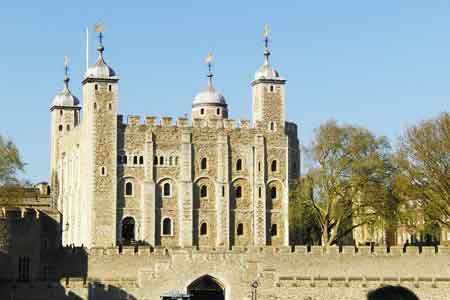 Tower of London in June, summer months in London