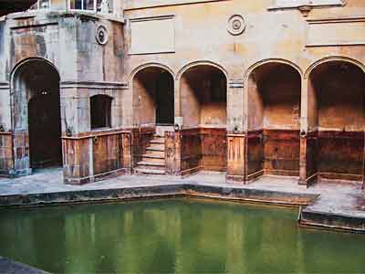 Sacred Spring, Roman Baths, Bath, England