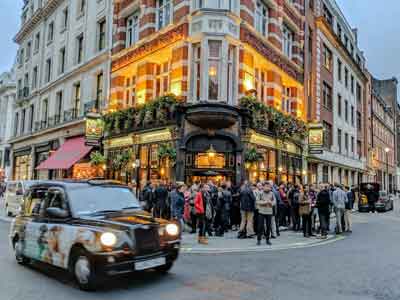 Pub in Soho London