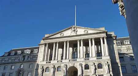 Bank of England on Threadneedle Street, London