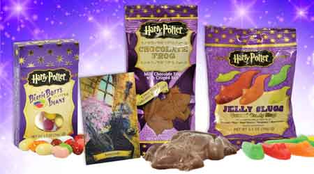 Harry Potter themed sweets at Hardy’s Sweet Shop, London - Image courtesy of https://www.hardyssweets.co.uk/