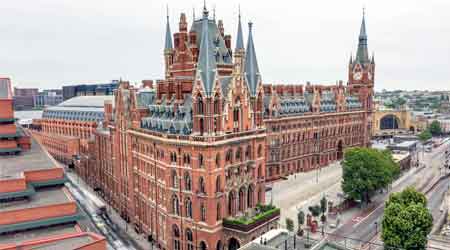 St. Pancras Renaissance Hotel, London - Image courtesy of St. Pancras Renaissance Hotel https://www.marriott.com/en-gb/hotels/lonpr-st-pancras-renaissance-hotel-london/overview/