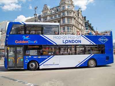 Golden Tours Hop on hop off London bus tours