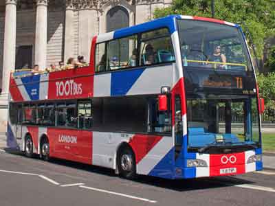 Tootbus Hop on hop off London bus tours