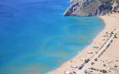 Tsambika Beach, Rhodes Island, Greece