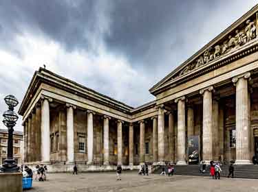 British Museum exterior, London