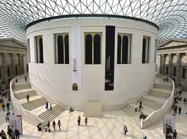 British Museum interior, London