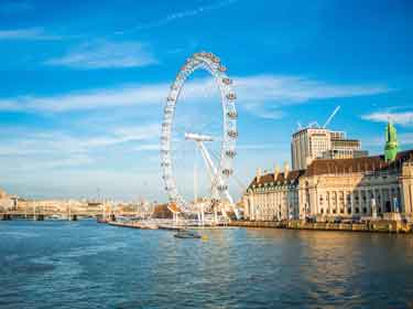 London, River Thames, South Bank, London Eye