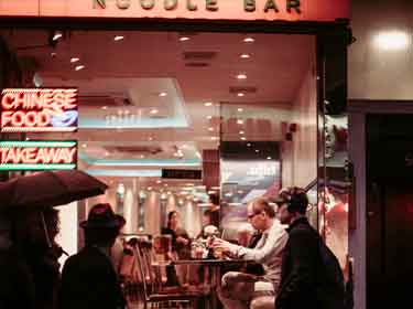 Noodle Bar restaurant in Soho London