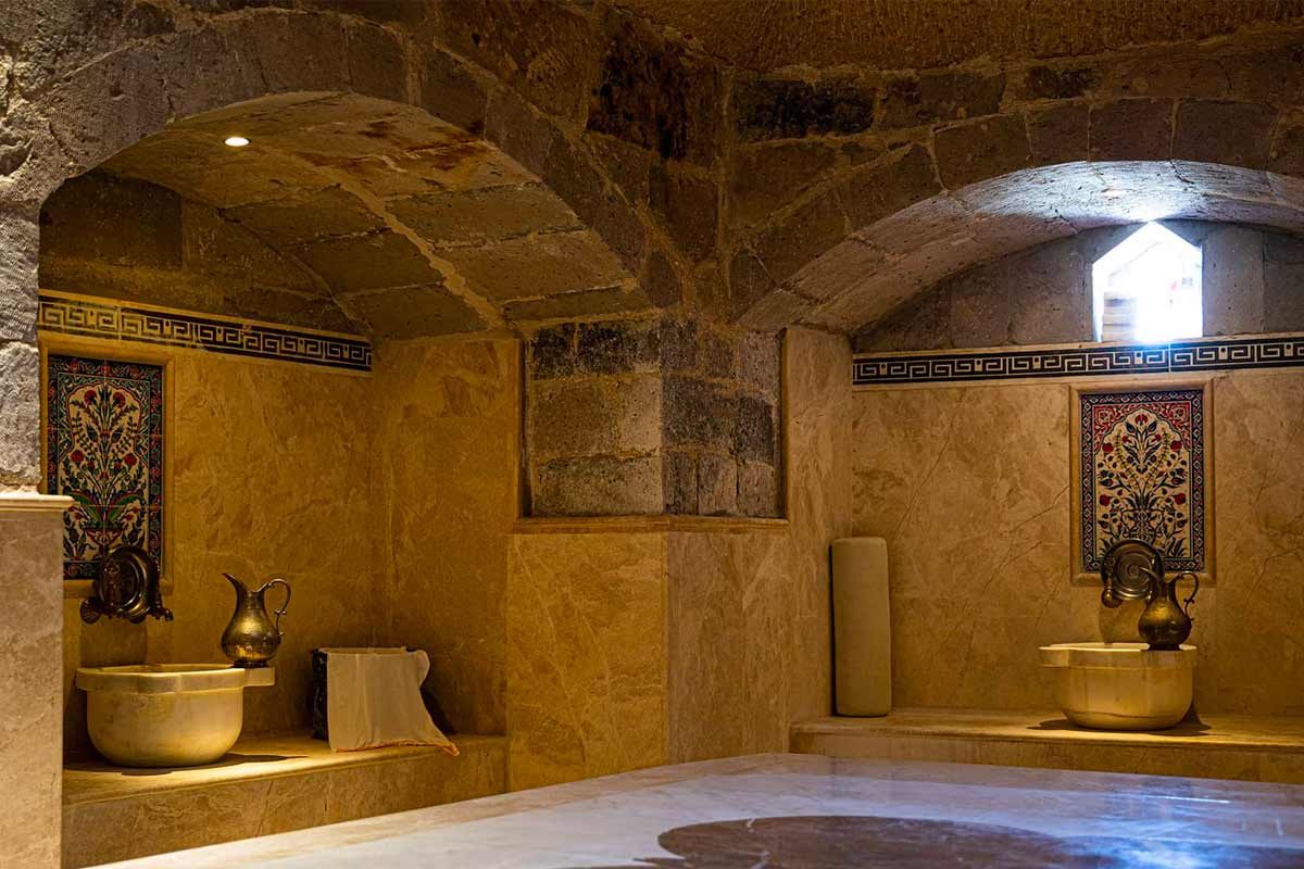 Turkish bath hamam interior