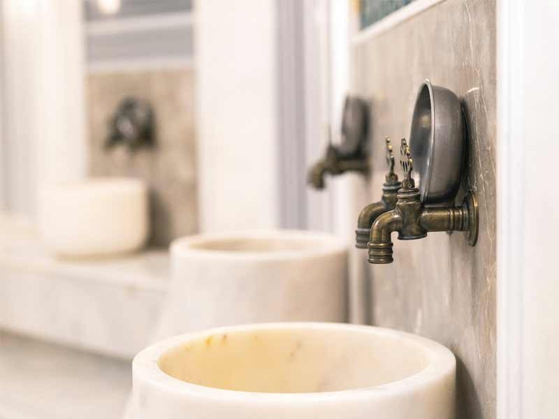 Turkish bath hamam vintage faucets