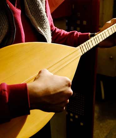 Baglama, a Turkish musical instrument